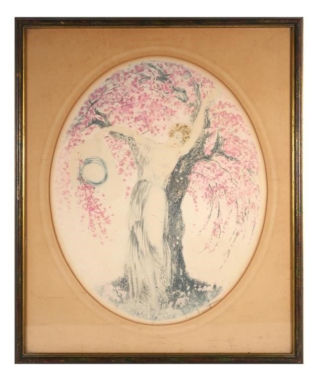 LOUIS ICART, ETCHING, SIGNEDColor