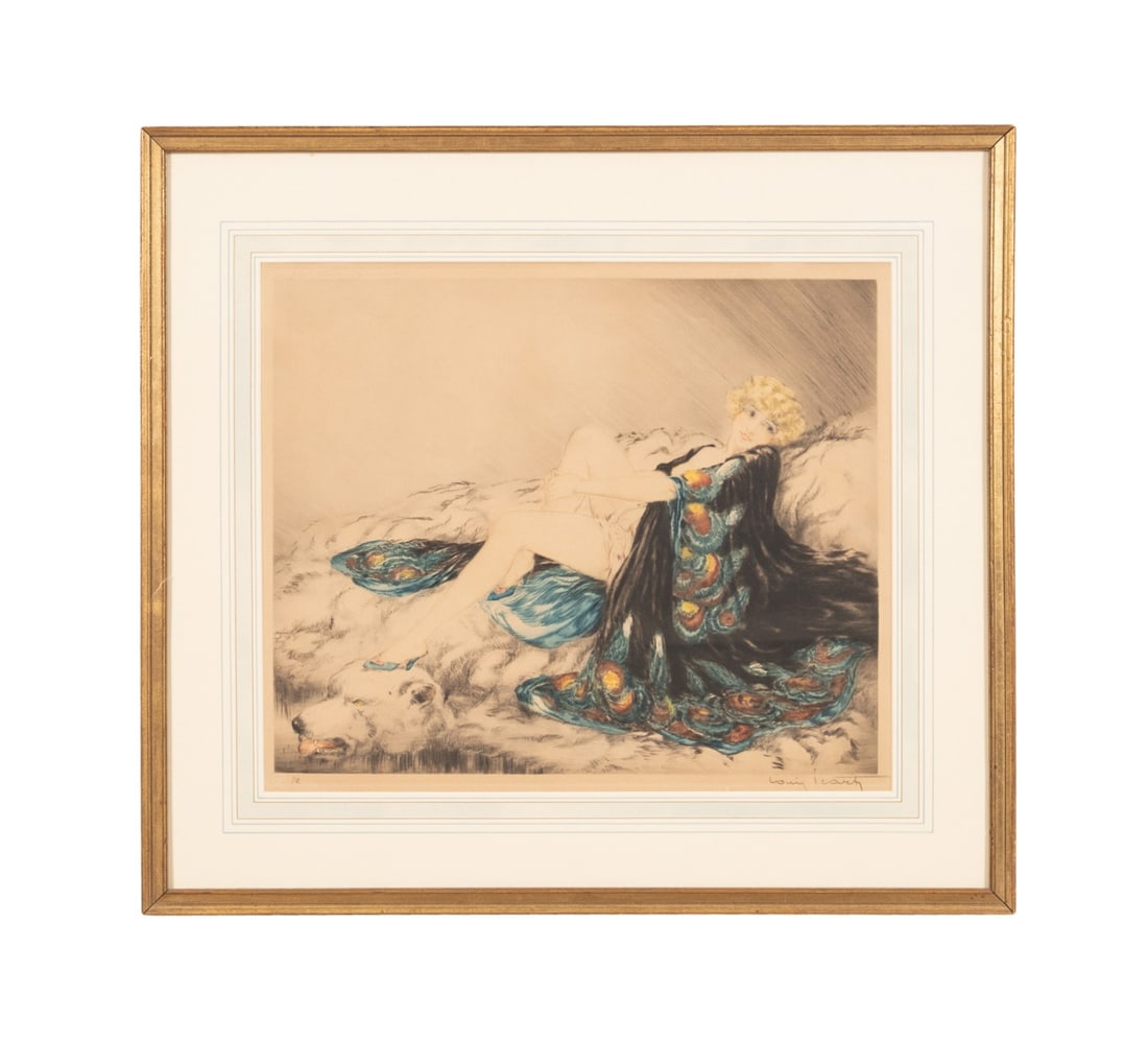 LOUIS ICART 'LA ROBE DE CHINE'