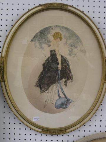 Louis Icart Print ''Le Bonnet