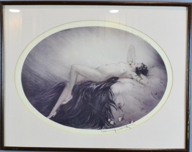 Louis Icart Print On PaperDepicting