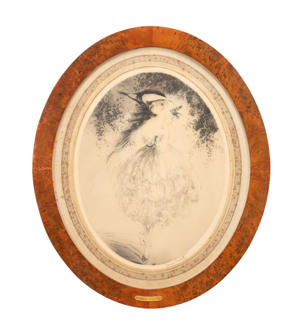 LOUIS ICART 'THE FAVOR' W/