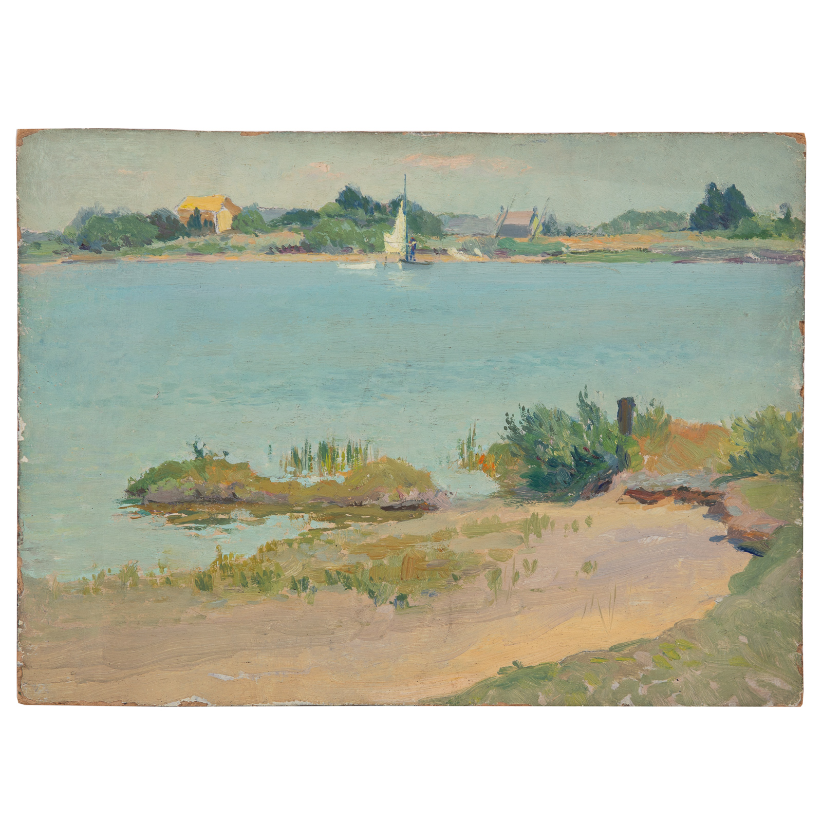 LOUIS J. FEUCHTER. BY THE LAKESIDE,