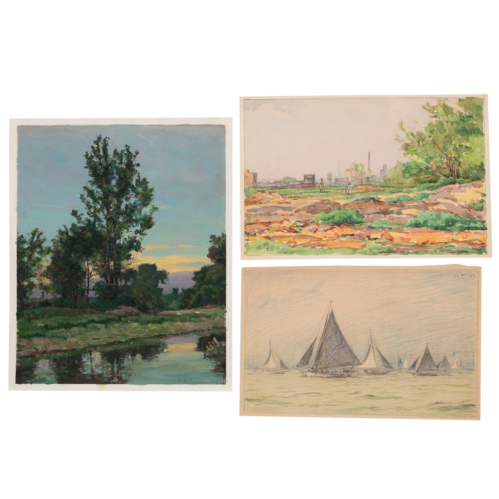 LOUIS J. FEUCHTER. THREE UNFRAMED