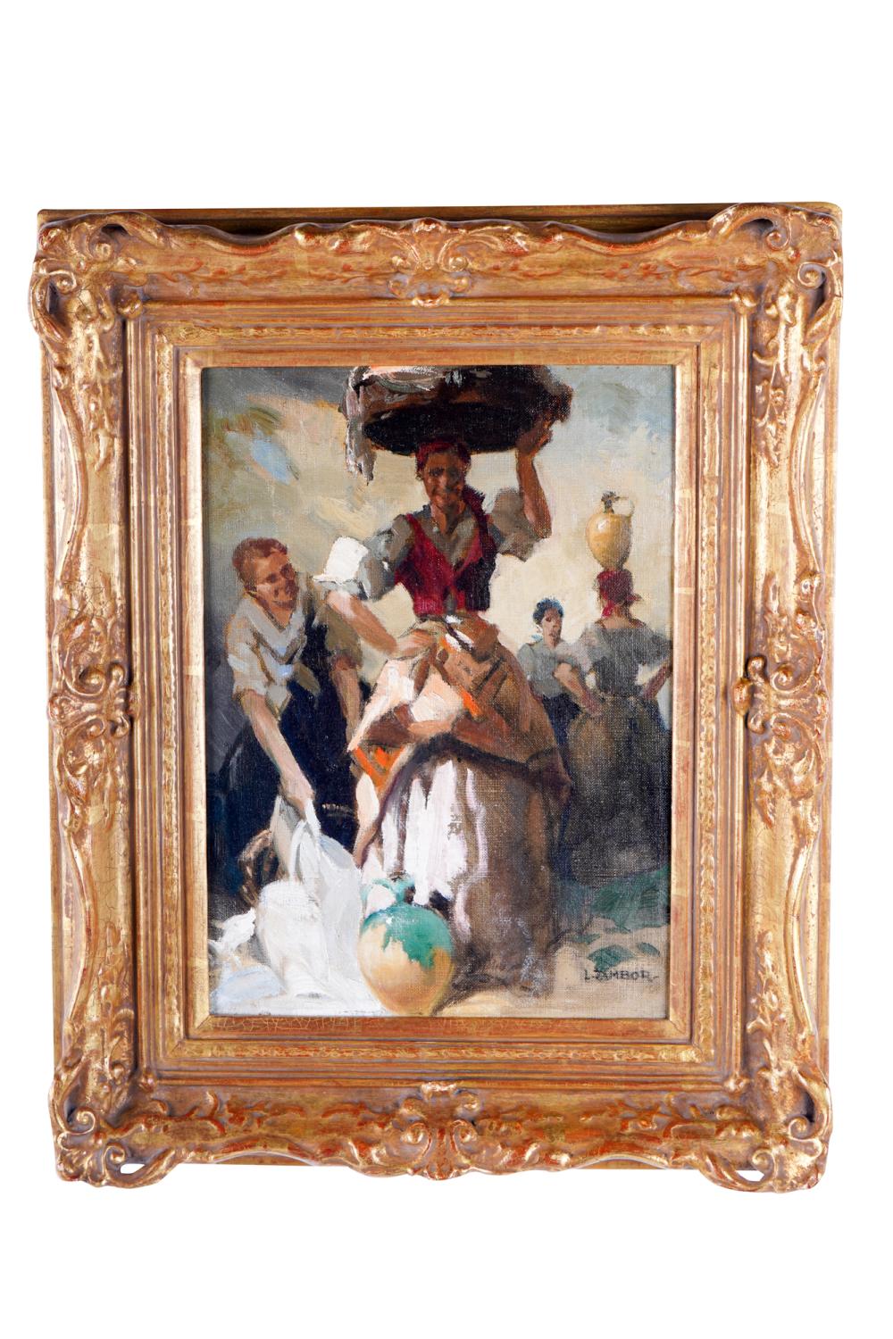 LOUIS JAMBOR (1884 - 1955): "AT THE