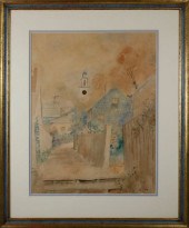 LOUIS KINNEY HARLOW WATERCOLOR