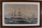 LOUIS LE BRETON HAND-PAINTED L