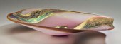 Louis Leloup art glass bowl, l