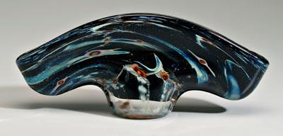 Louis Leloup art glass vase