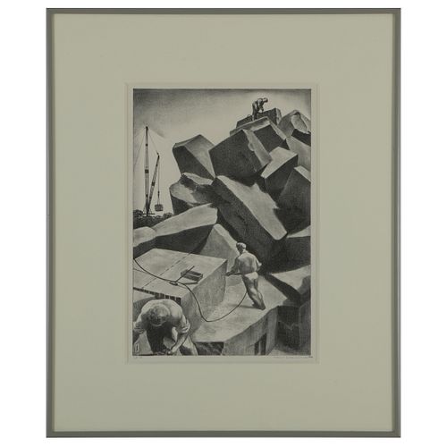 LOUIS LOZOWICK (1892-1973): GRANITE