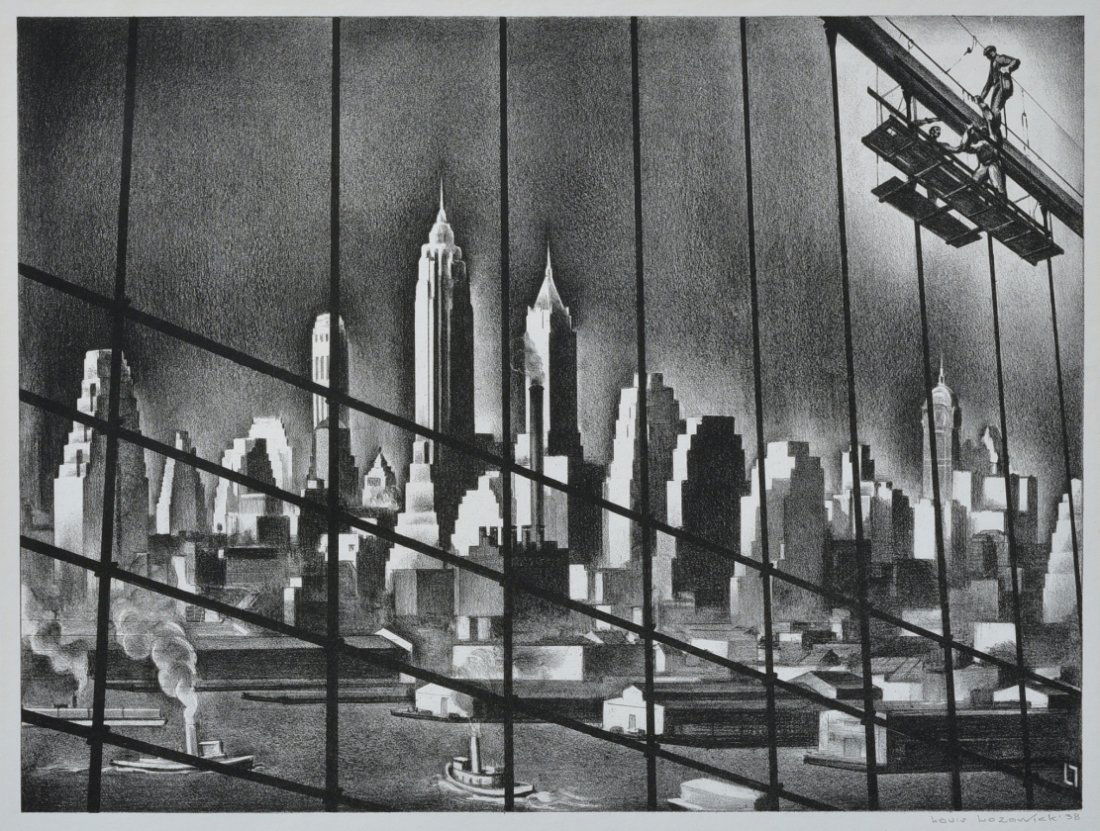 LOUIS LOZOWICK (1892-1973), THROUGH