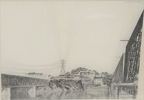 LOUIS LOZOWICK (1892 - 1973)"CITY