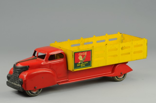 LOUIS MARX COCA-COLA STAKE TRUCK