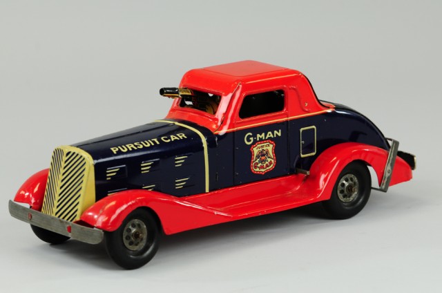 LOUIS MARX G-MAN PURSUIT CAR
