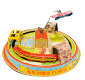 LOUIS MARX TIN HONEYMOON EXPRE