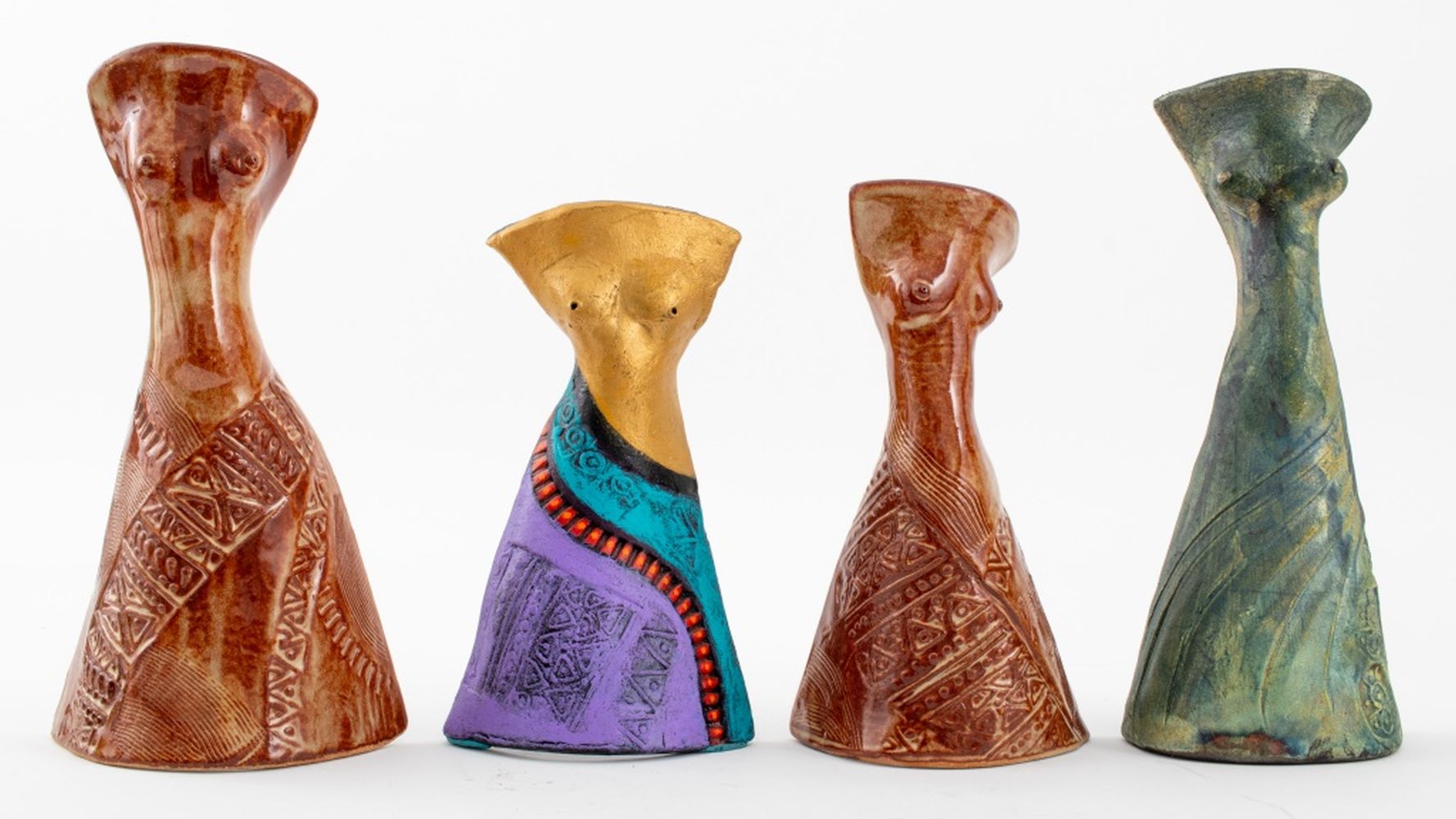 LOUIS MENDEZ FOUR CERAMIC ART