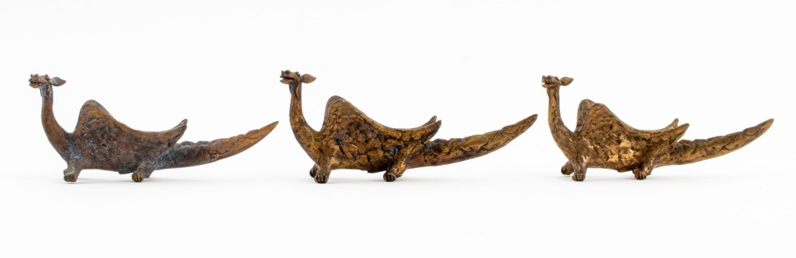 LOUIS MENDEZ GILT BRONZE DRAGON