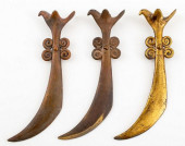 LOUIS MENDEZ GILT BRONZE LETTE
