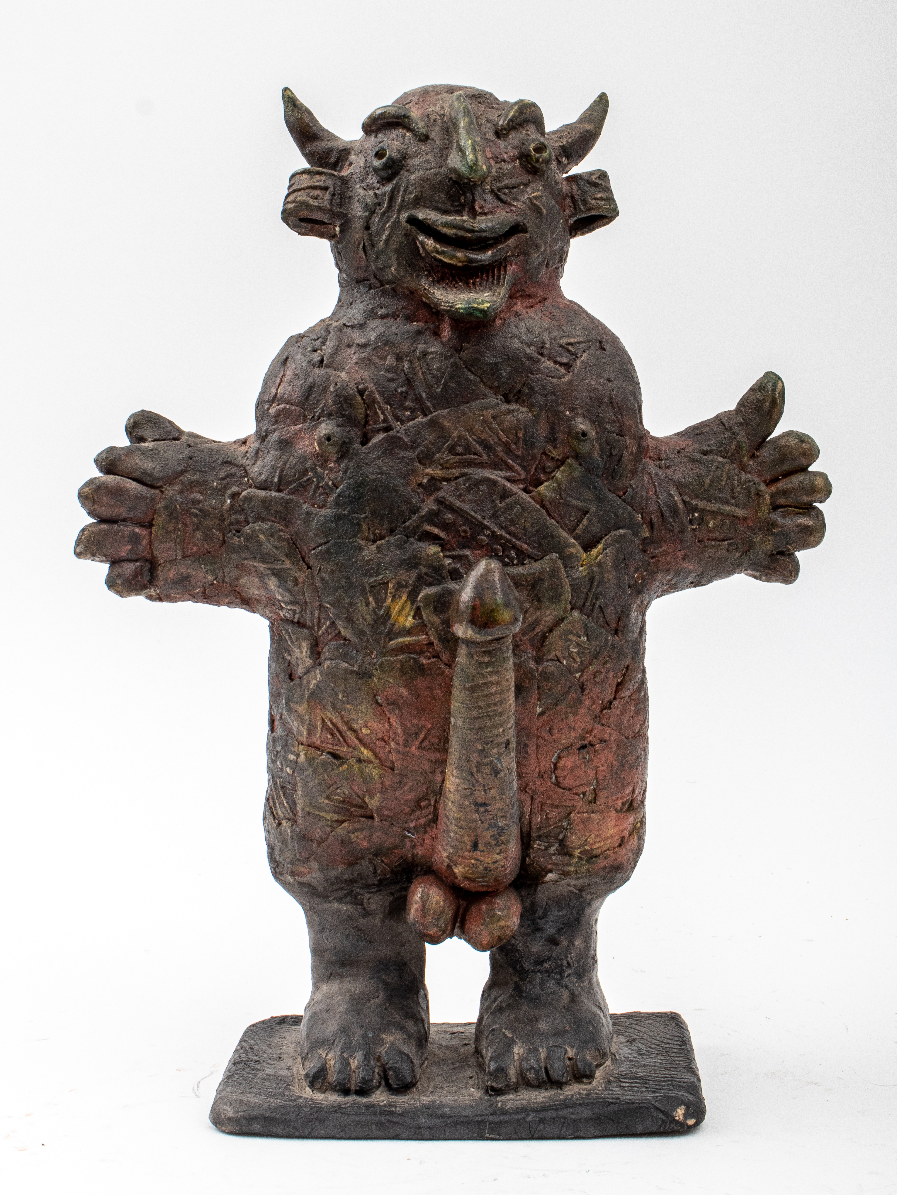 LOUIS MENDEZ HORNED DEVIL CERAMIC