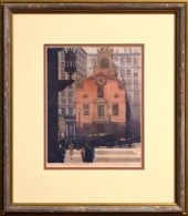 Louis Novak lithograph, 'The O