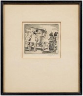 Louis Oscar Griffith etching (