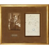 LOUIS PASTEUR, SIGNED AUTOGRAP