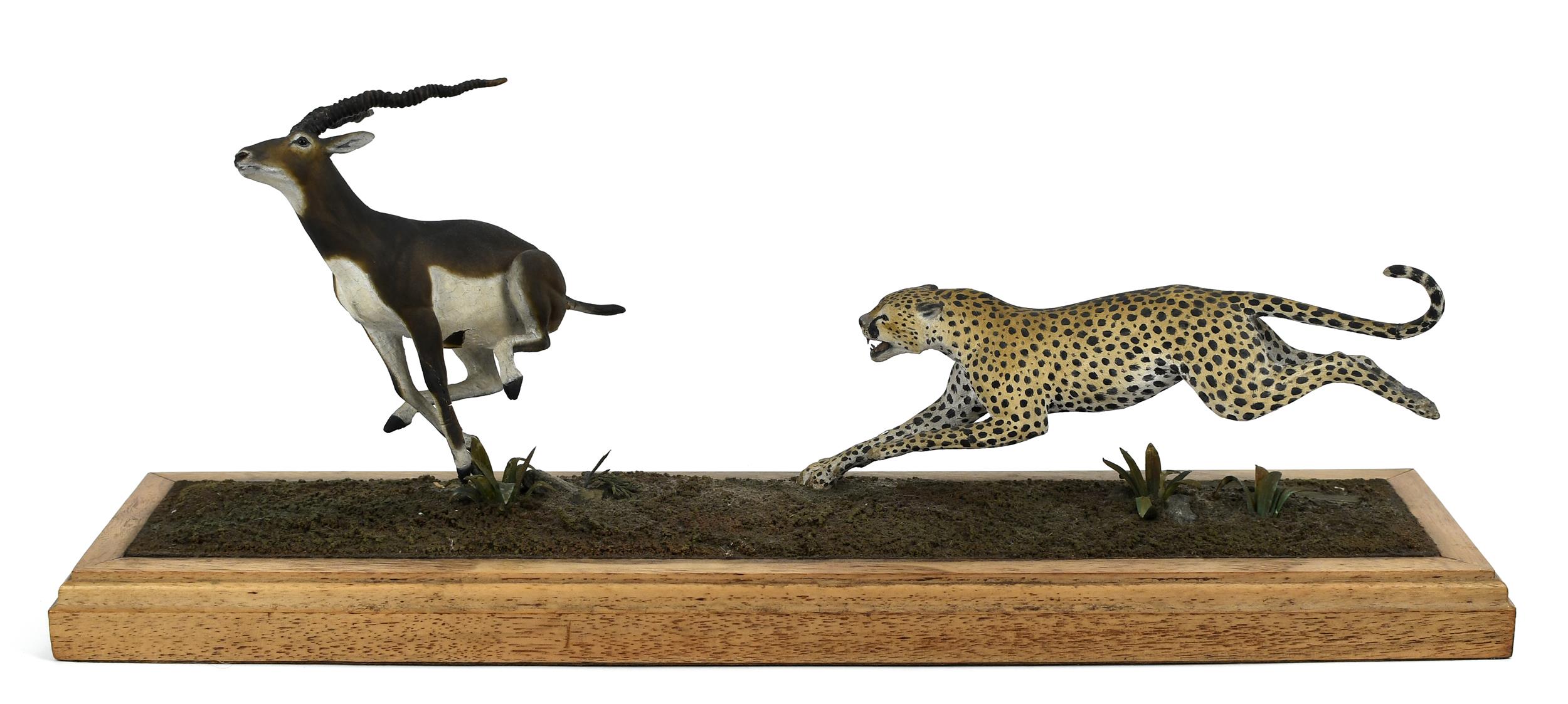 LOUIS PAUL JONAS CARVING, CHEETAH