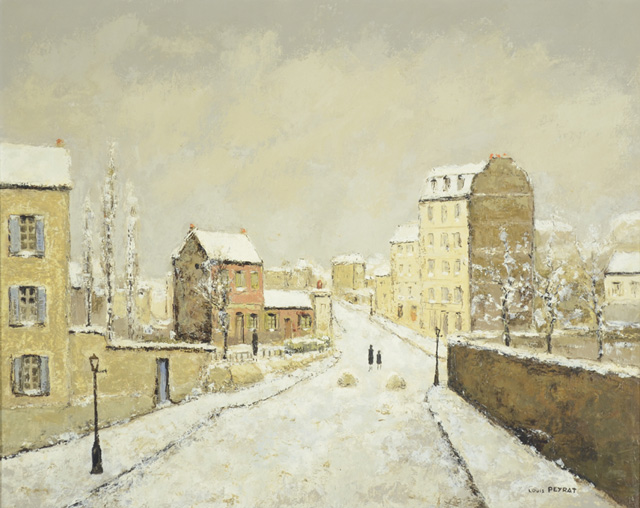 LOUIS PEYRAT OIL ON CANVAS