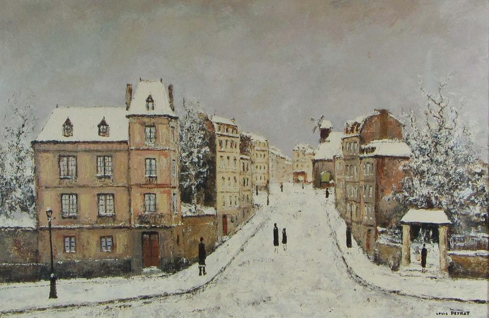 LOUIS PEYRAT OIL ON CANVAS