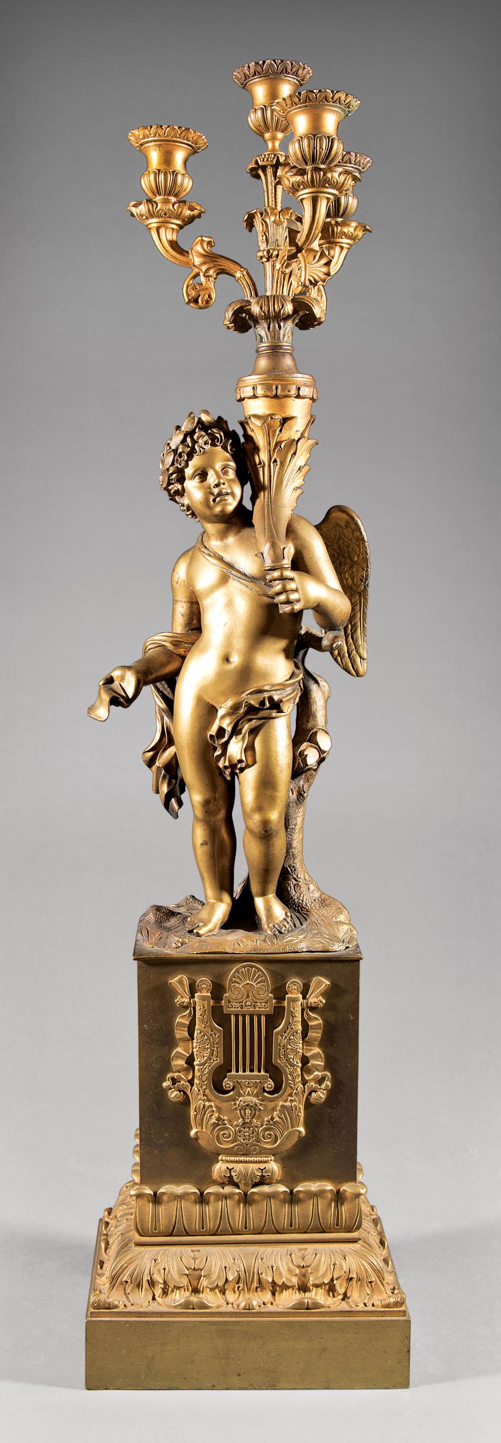LOUIS PHILIPPE BRONZE FOUR-LIGHT