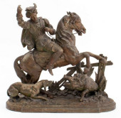 LOUIS PHILIPPE BRONZE OF A BOA