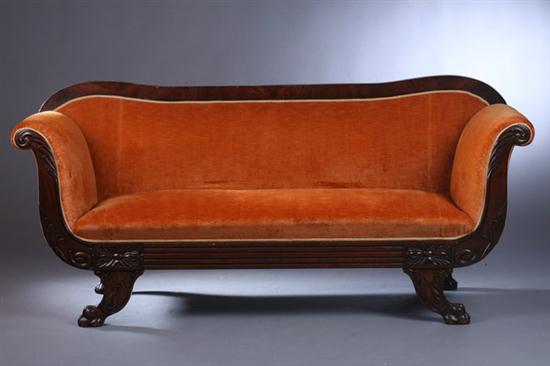 LOUIS PHILIPPE CARVED WALNUT