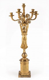 LOUIS PHILIPPE GILT BRONZE CAN