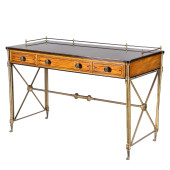 LOUIS PHILIPPE MAHOGANY DESK<b