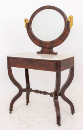 LOUIS PHILIPPE MAHOGANY VANITY