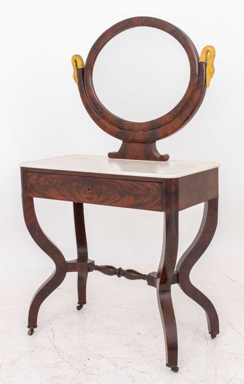 LOUIS PHILIPPE MAHOGANY VANITY