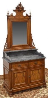 LOUIS PHILIPPE MARBLE-TOP MIRR