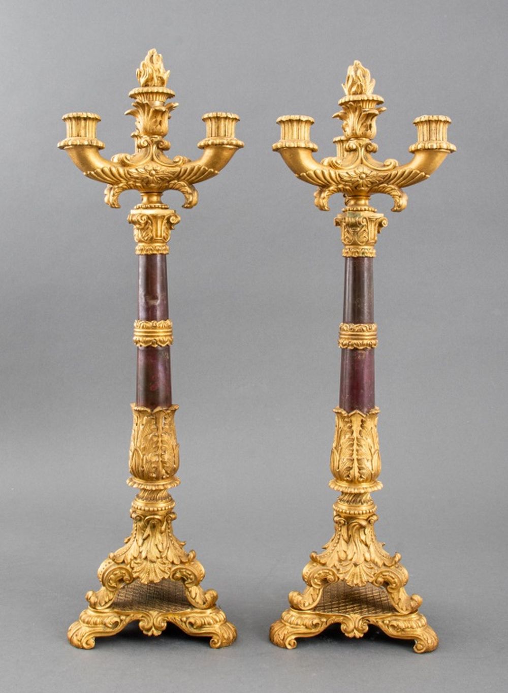 LOUIS PHILIPPE ORMOLU & FAUX MARBLE