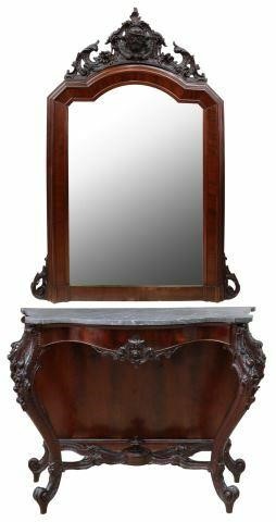 LOUIS PHILIPPE PERIOD MARBLE-TOP