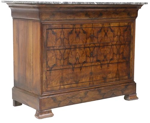 LOUIS PHILIPPE PERIOD MARBLE-TOP