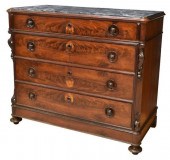 LOUIS PHILLIPE MAHOGANY MARBLE