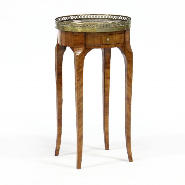 LOUIS PHILLIPPE CIRCULAR MARBLE TOP