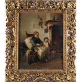 LOUIS PISANI, OIL ON CANVAS Lo