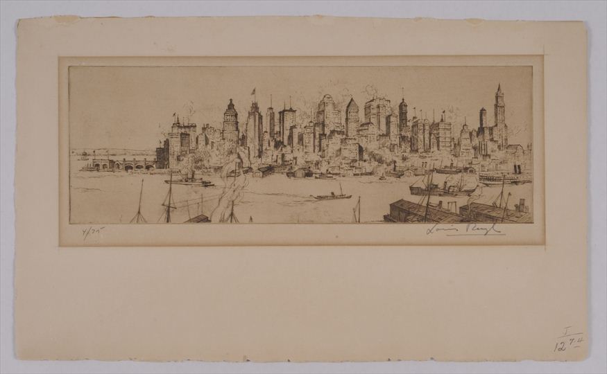 LOUIS REYNAL (20TH C.): NEW YORK