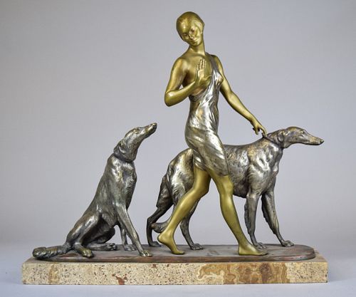 LOUIS RICHE BRONZE FEMME AUX