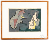 LOUIS SCHANKER, SIGNED LITHOGR