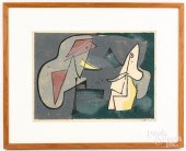 LOUIS SCHANKER, SIGNED LITHOGR