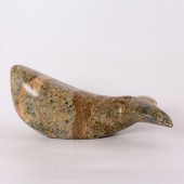 LOUIS, SIGNED INUIT SOAPSTONE