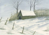 LOUIS STEEN (20TH C.) WATERCOL
