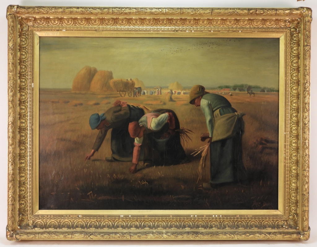 LOUIS THEODORE DUBE HAY GATHERERS