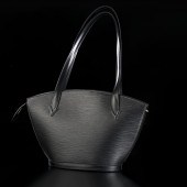 Louis Vuitton Black Epi Leathe